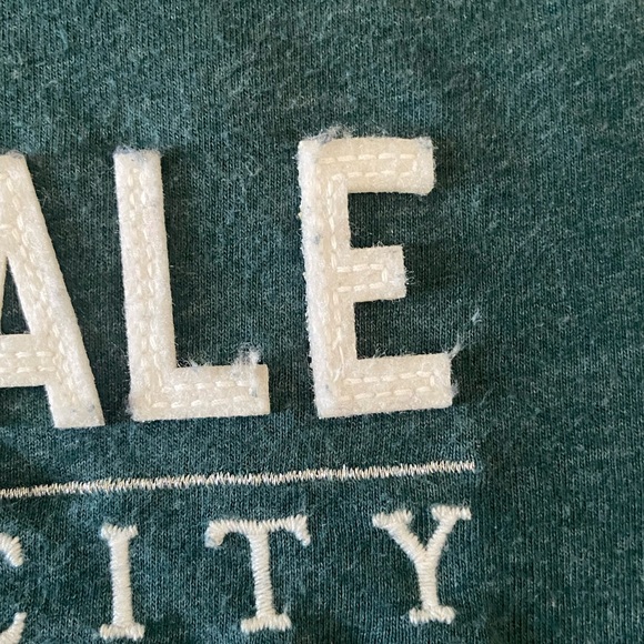 Aeropostale Short Sleeve Round Neck Collar Dark Teal New York City Tee - Picture 7 of 10